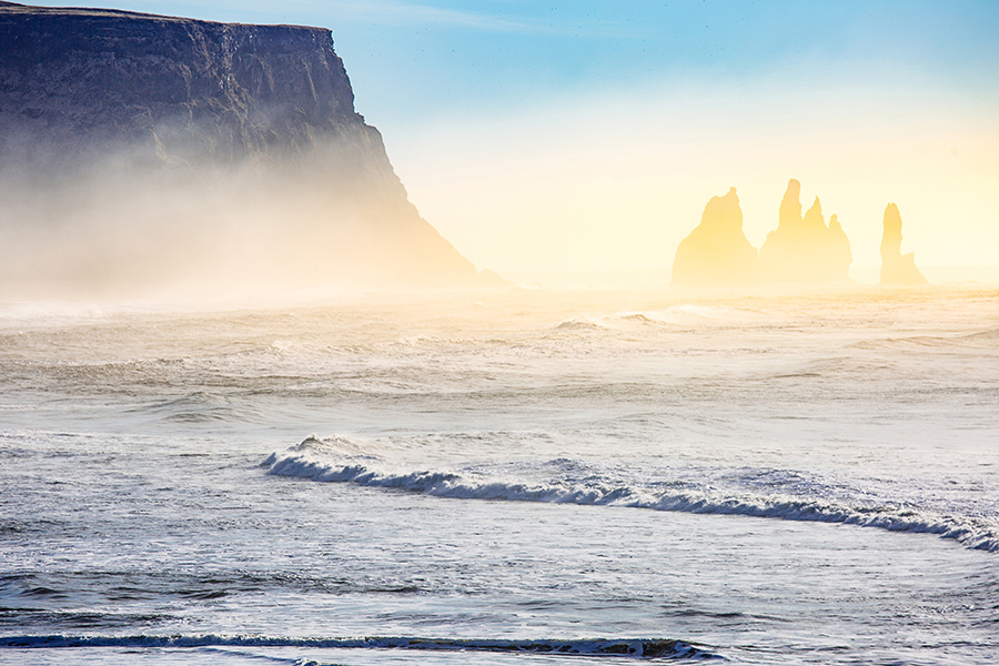 This beach is beautiful in any weather, but best enjoyed with caution.